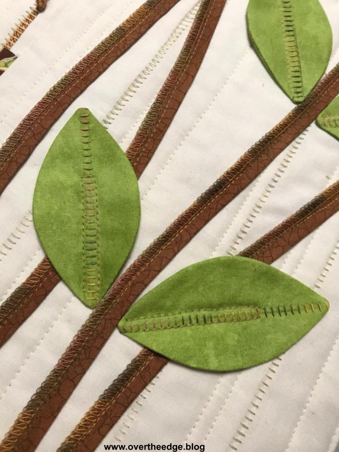 simply leafy 2 flatlock stitching