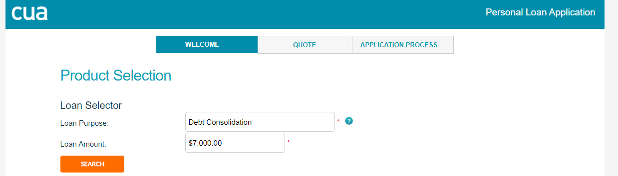 cua loans application process