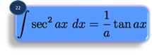 integration formula