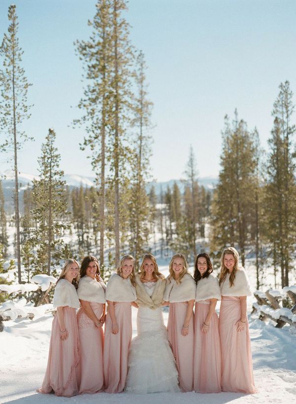 20 of the best winter bridesmaids styles for your leading ladies - Wedding Party