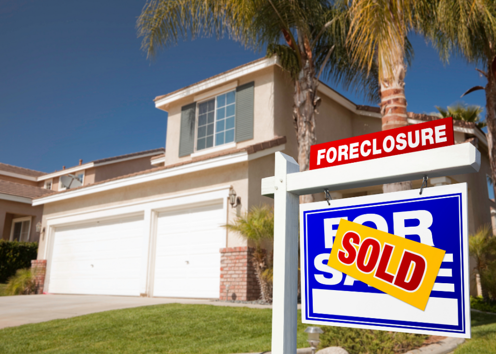 Foreclosures and short sales are hard to find in a healthy housing market.