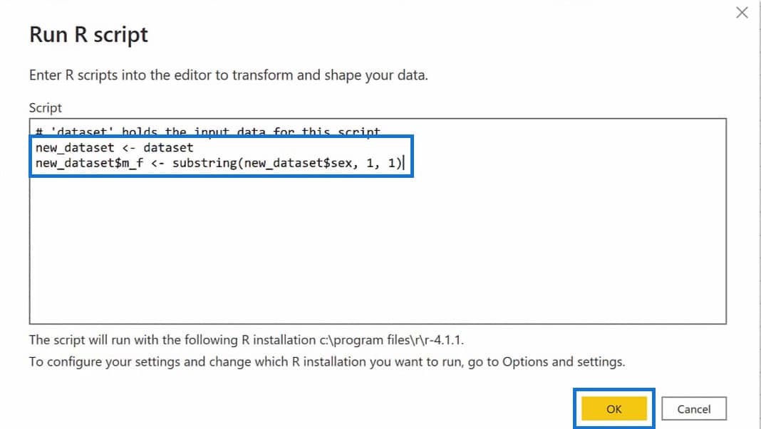 R for Power BI