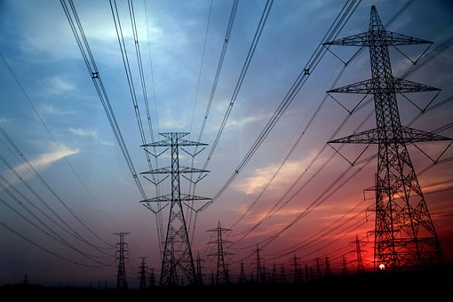 Electricity Pylon, Electrical Grid