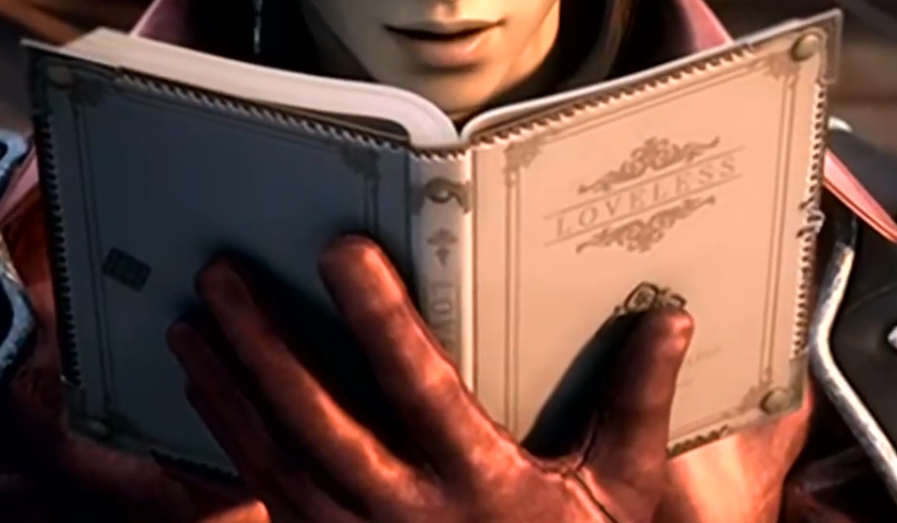 Loveless Book and Reading from Final Fantasy VII Crisis Core