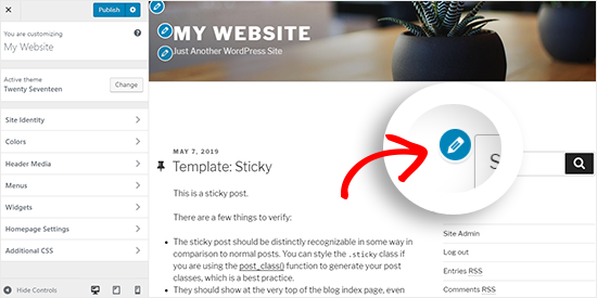 Personalizador de temas WordPress