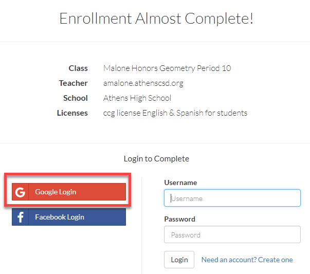 CPM Login with Google