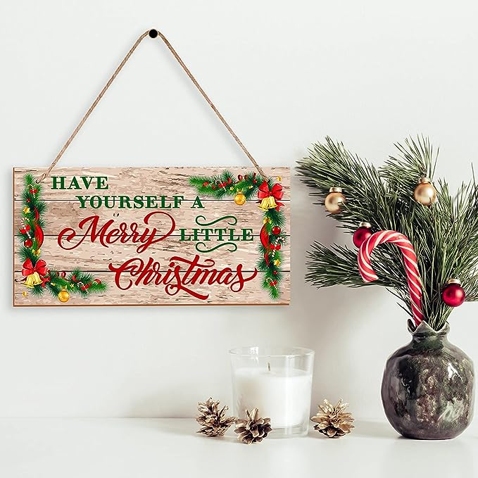 Wooden Holiday Plaques with Quotes 