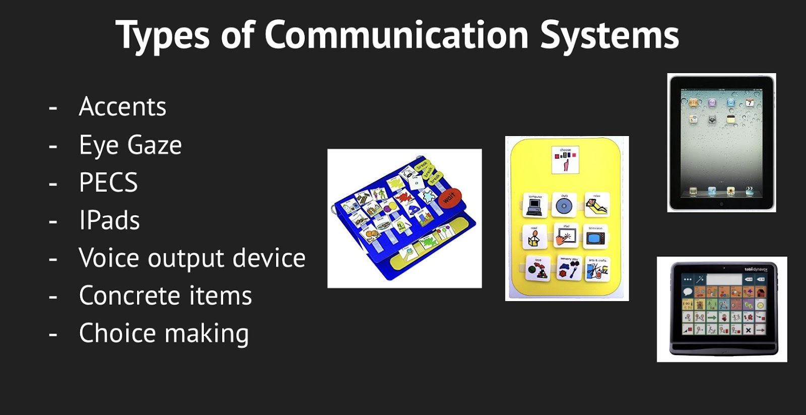 types of communication systems