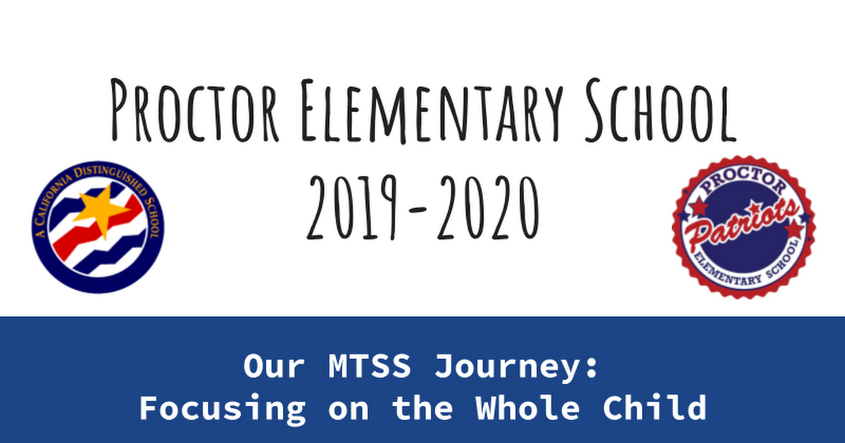 Proctor Elementary School 2019-2020