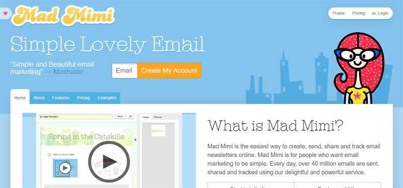 Mad Mimi Email Marketing Criar Enviar e Acompanhar Newsletters em HTML