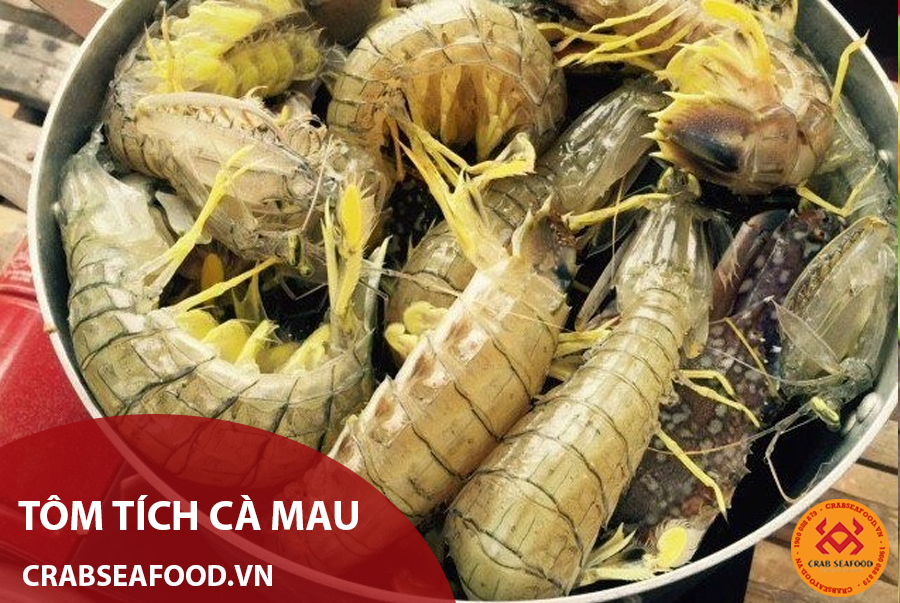 Tôm tích Cà Mau - Hải sản biển ngon nhất Việt Nam