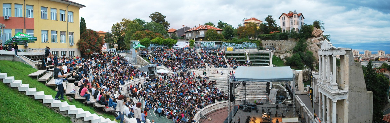 An amphitheatre, the Guide to Plovdiv