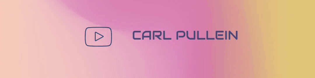 the words carl pullein on the animated background 