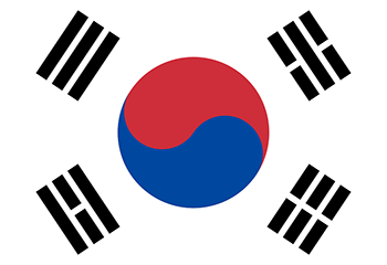 韓国の国旗。交流プロジェクトの運営を行う。