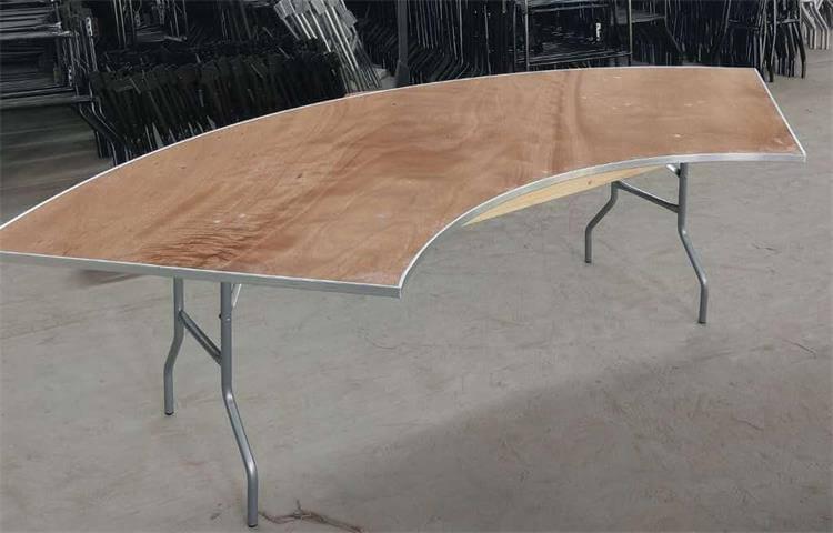 lywood folding Serpentine Banquet Table