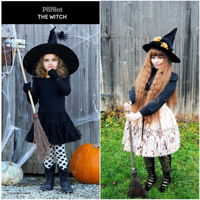 Witchcraft Beauty: Homemade Halloween witch costume 3