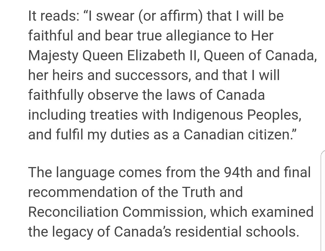 Proposed New Canadian Citizenship Oath Acknowledges Indigenous Peoples