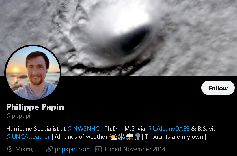 Phiipee Papin - Hurricane Weather Specialist 