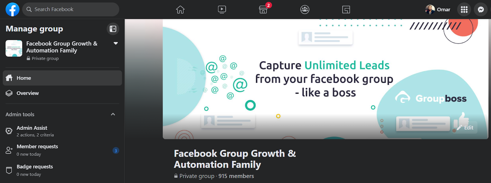 How to Customize Facebook Group Link