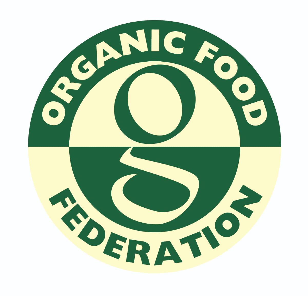 organic food federation logo for organic food and drink
