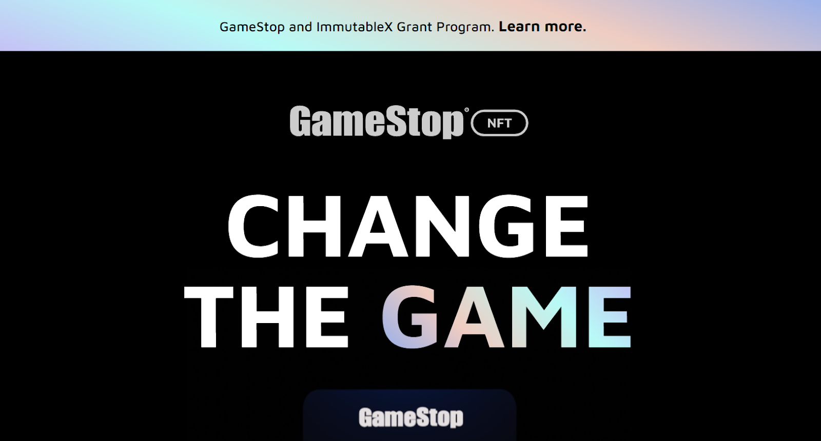 GameStop promising to change the game with NFT and Immutable X