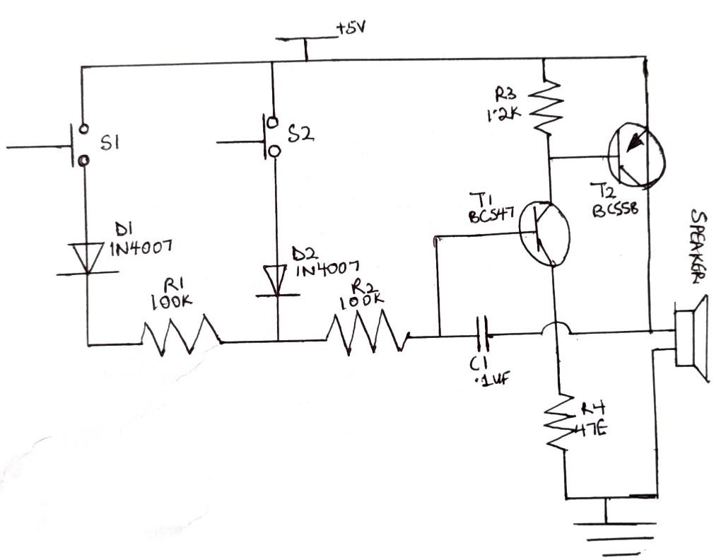 A Simple Security Alarm Circuit