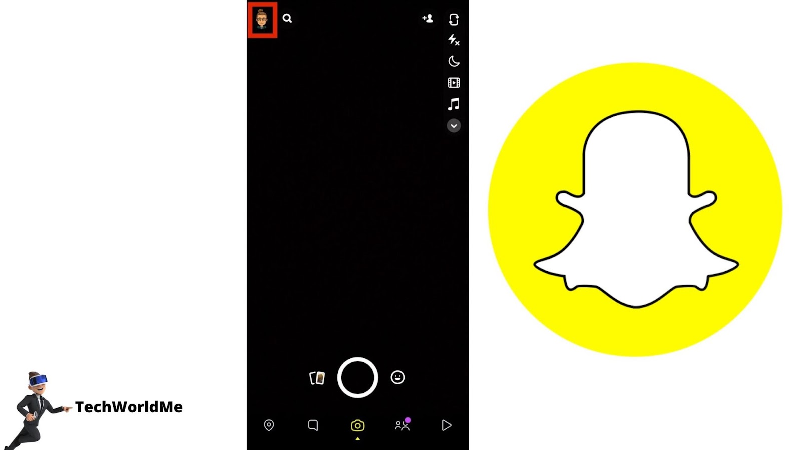 how to get dark mode on Snapchat