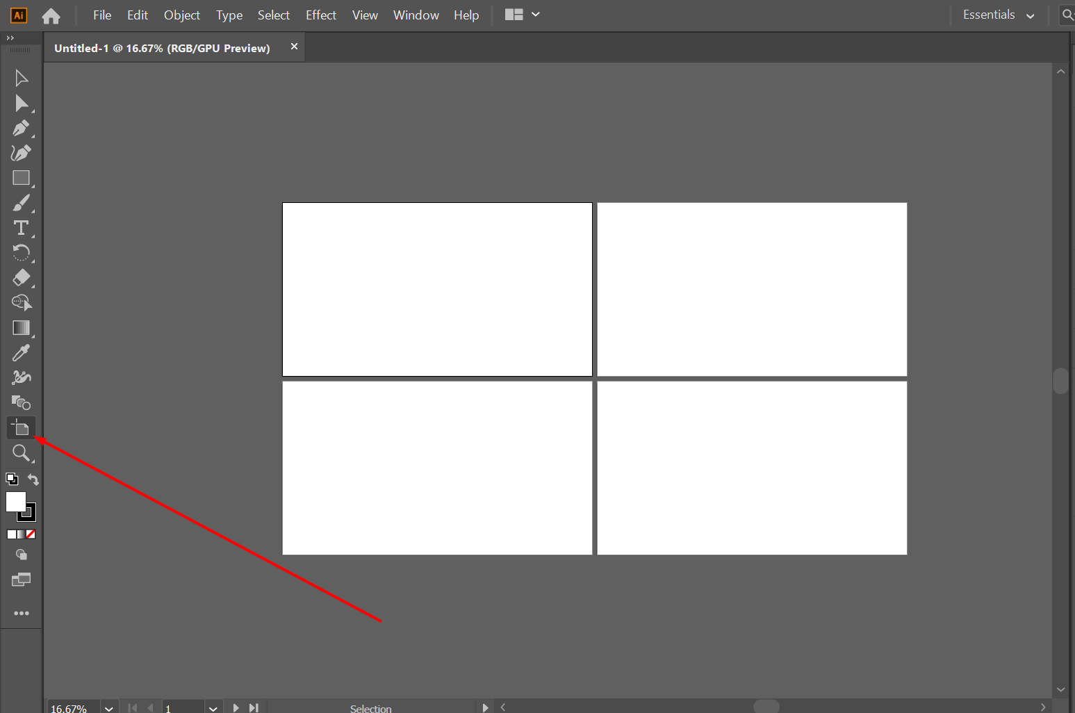 how to make a new artboard in illustrator