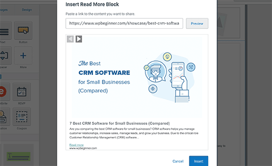 Adicionar postagem do blog ao seu e-mail