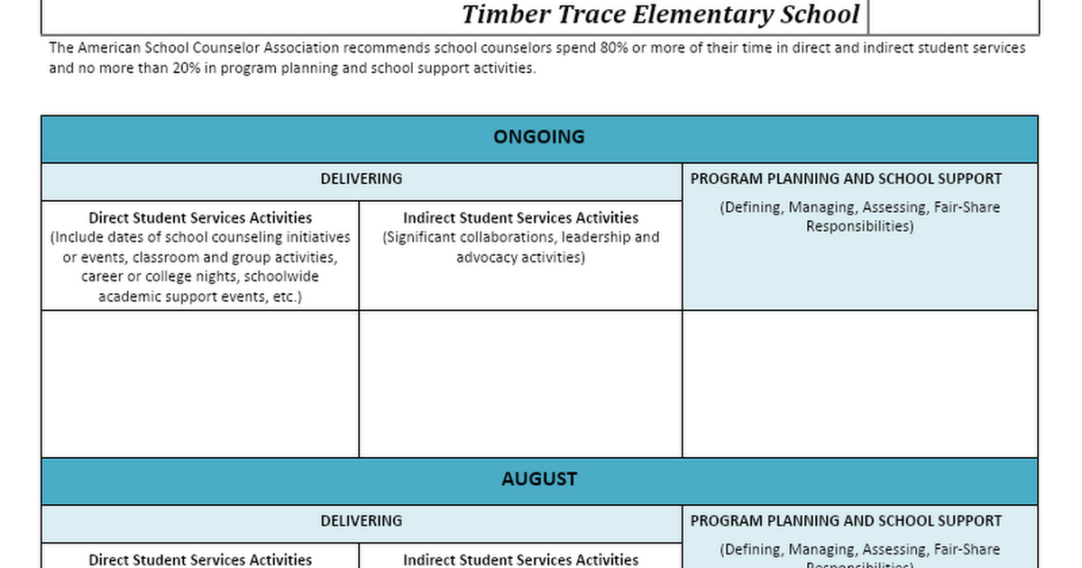 Copy of Timber Trace Elementary School Annual Calendar FY21 Google Docs
