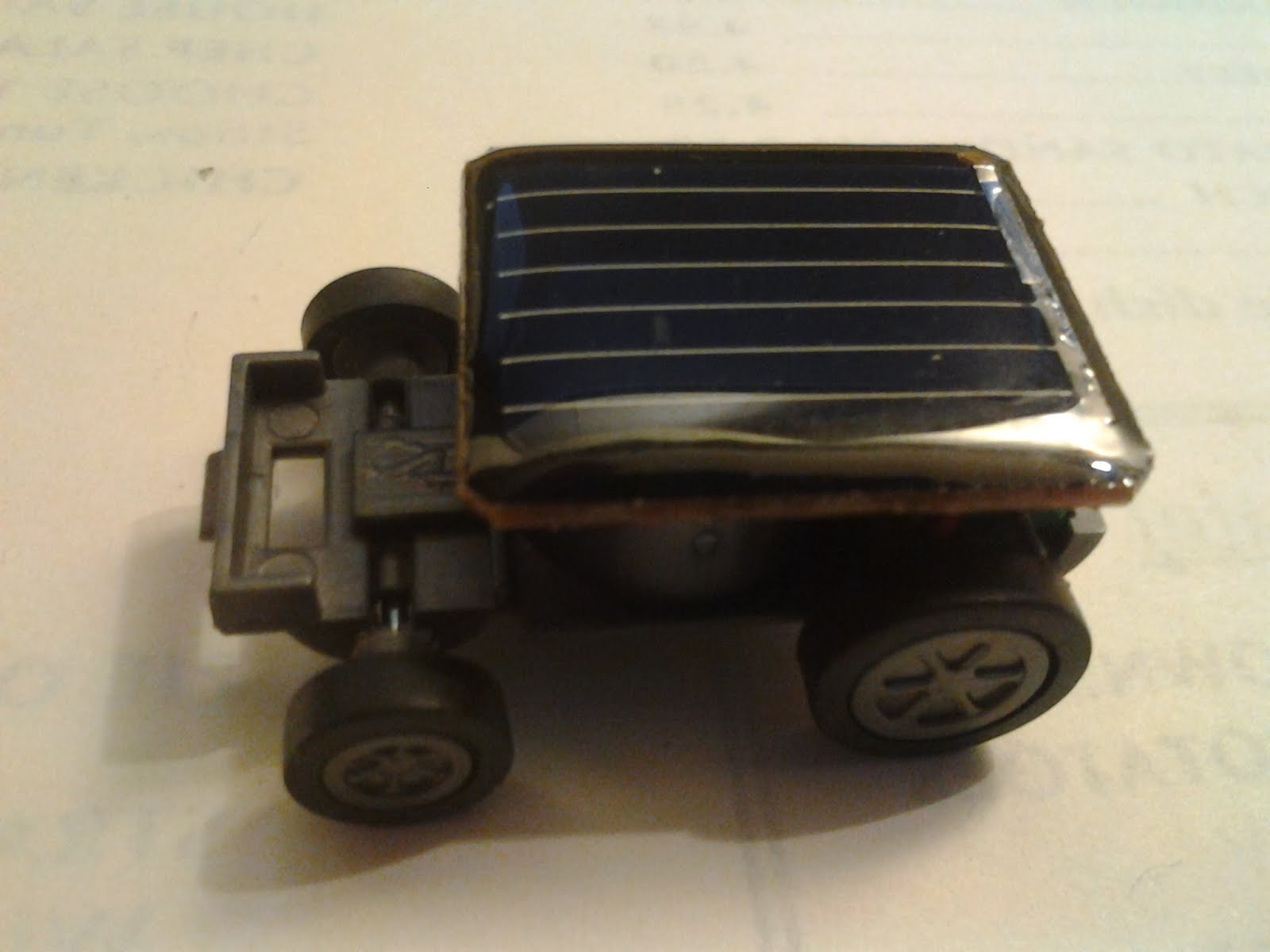 Solar Powered Toy Car