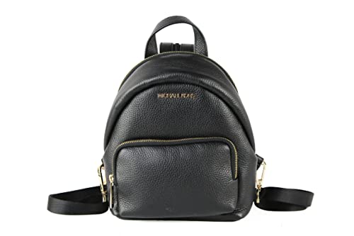 Michael Kors 35T0GERB5L Gold Hardware Erin Small Convertible Women's Backpack (Black)
