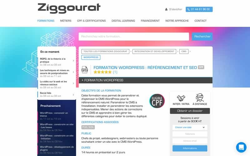 Ziggourat Formation SEO pour WordPress
