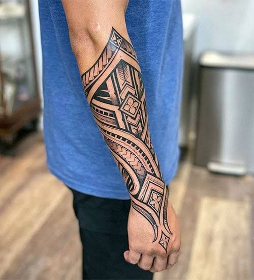 Tribal Forearm Tattoos for Men