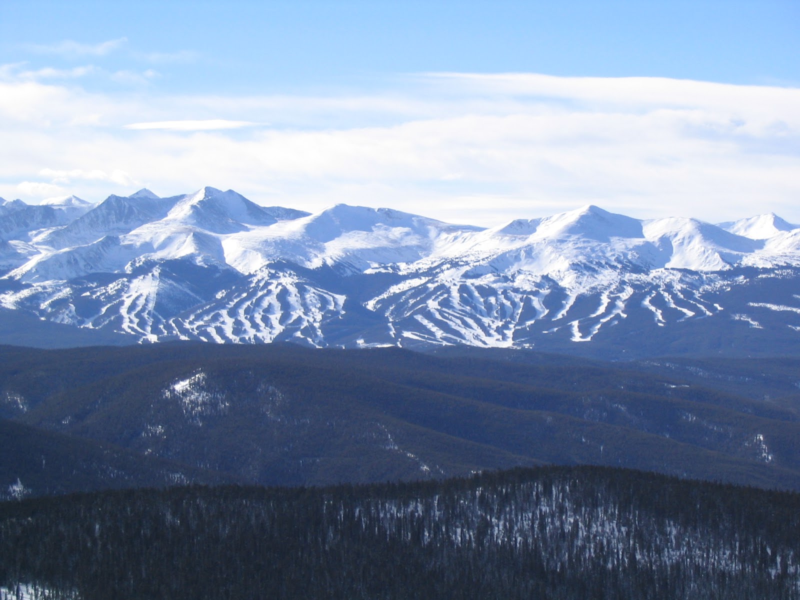 ski mountain landscape