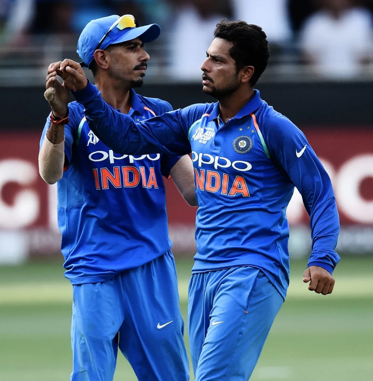 A random moment from the match
