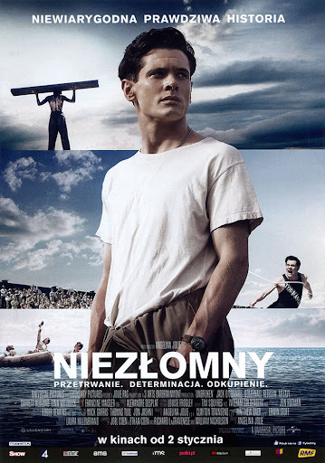 Przód ulotki filmu 'Niezłomny'