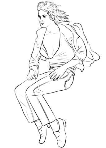 Desenho de Michael Jackson dançando para colorir | Desenhos para colorir e  imprimir gratis