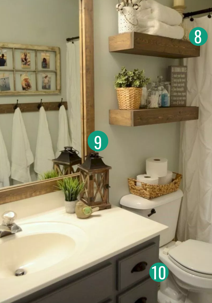 19 Clever Small Farmhouse Bathroom Ideas - Small Farmhouse Style Bathroom Ideas