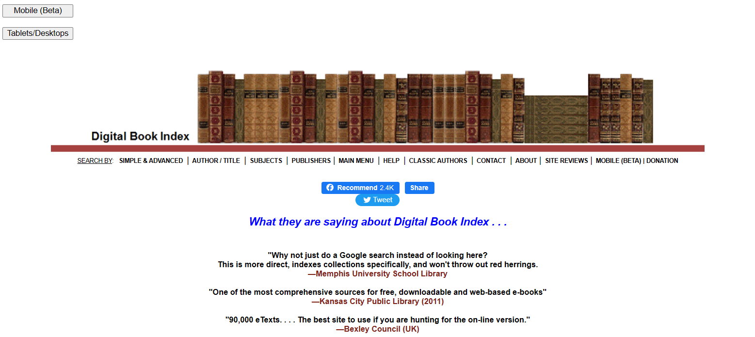 Digital Book Index