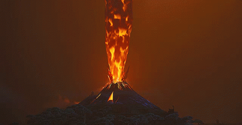 Volcano Eruption GIFs | Tenor