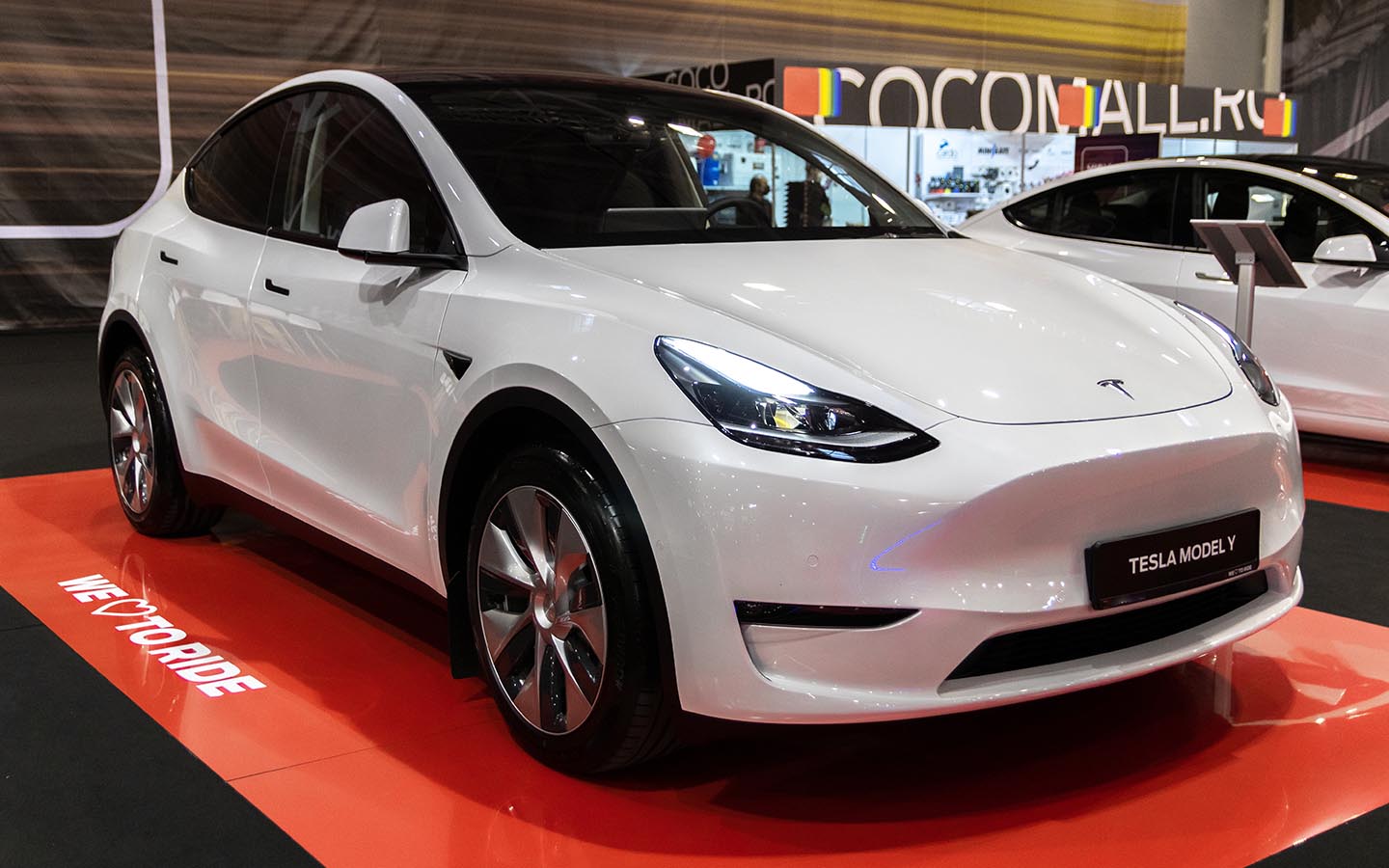 Tesla model y is one of the most popular electric SUVs in the UAE