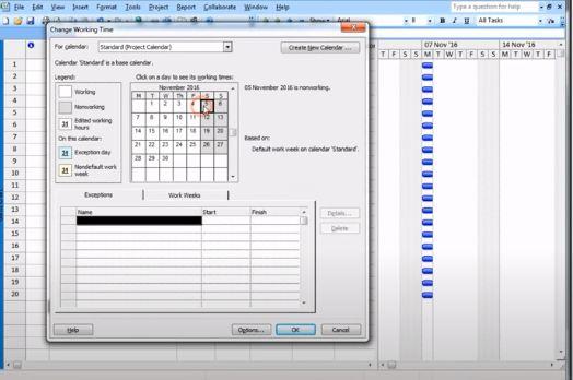 ilmuteknik.id - Langkah kedua dalam Membuat Schedule Proyek dengan Microsoft Project