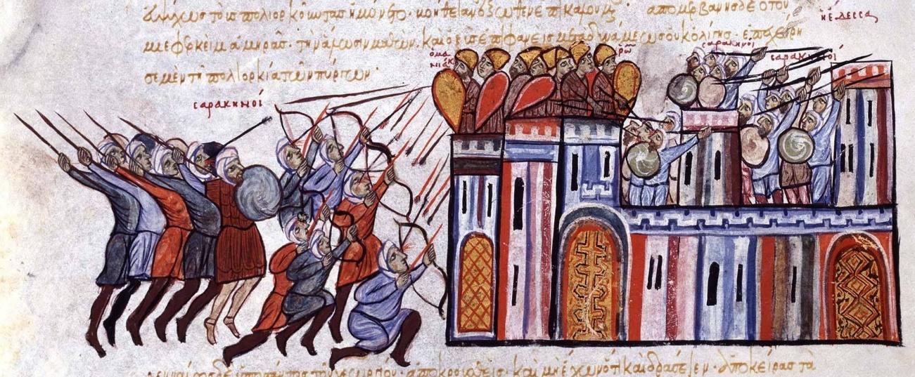 https://upload.wikimedia.org/wikipedia/commons/3/39/The_seizure_of_Edessa_in_Syria_by_the_Byzantine_army_and_the_Arabic_counterattack_from_the_Chronicle_of_John_Skylitzes.jpg