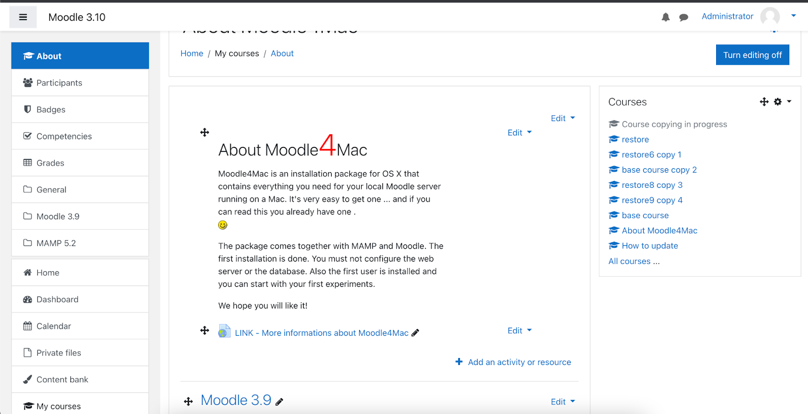 sertifier and moodle integration setup