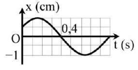 Hình vẽ bên là đồ thị biểu diễn sự phụ thuộc của li độ x vào thời gian t của một vật dao động điều hòa. Biên độ dao động của vật là