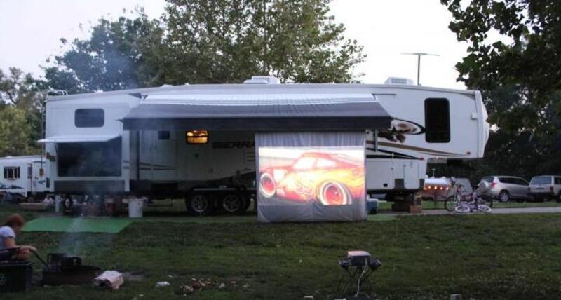 Make Outdoor Movie Night a Camping Tradition