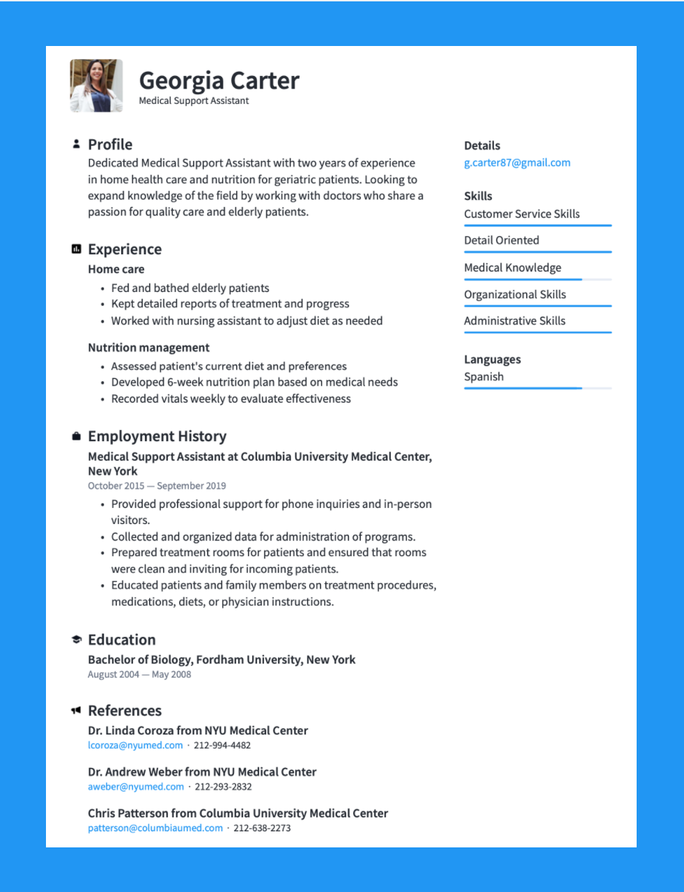 Simple And Effective Resume Format