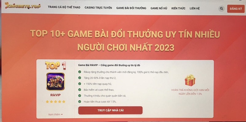 Kingbets.top có phải là địa chỉ review nhà cái lừa dối người chơi hay không?