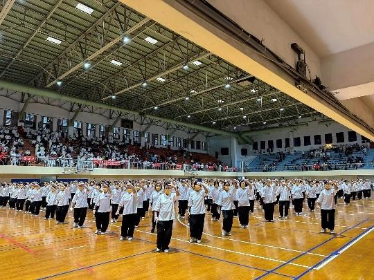 May be an image of one or more people, people standing and indoor